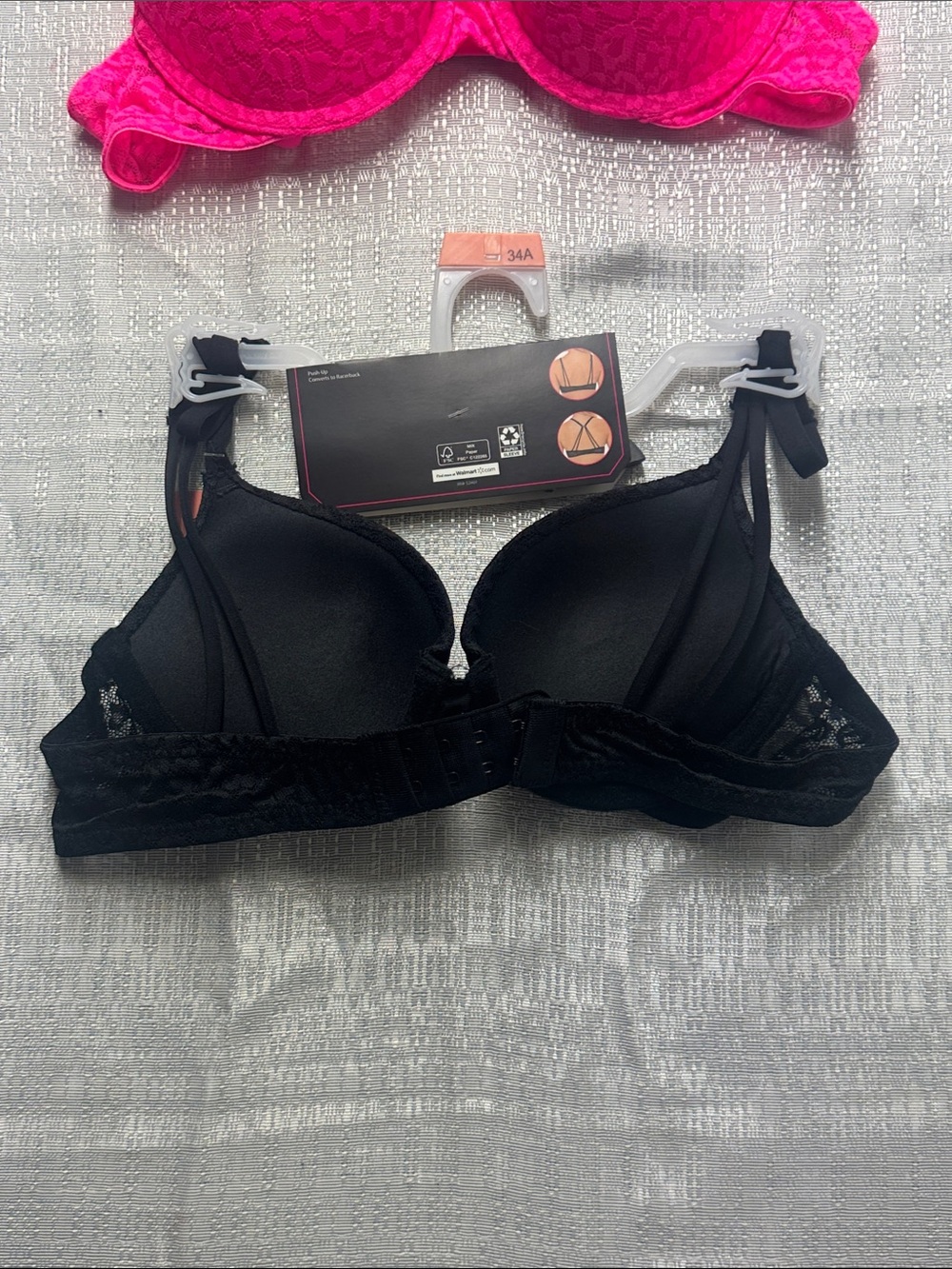 Set of 3/ Women’s Lace Push Up Bra from No Boundaries - Picture 3 of 12